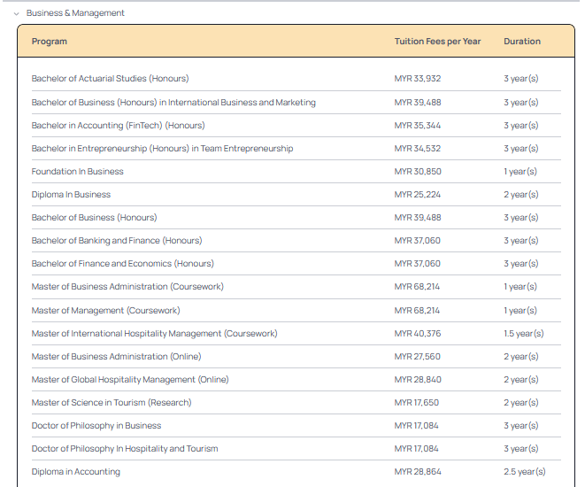 STUDY AT taylor's university malaysia