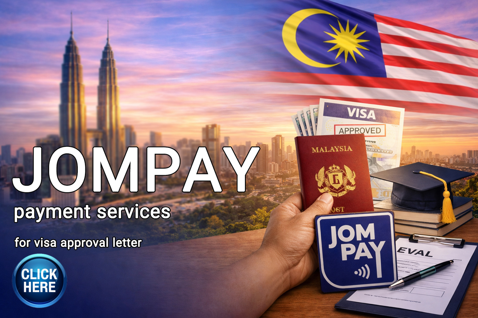 JomPAY payments for Malaysia student visa